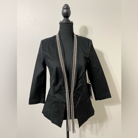 Rock&Republic NWT fitted jacket with rhinestones. Size 8. - Picture 2 of 6